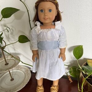 Emily American Doll with Blue Dress and Brown Hair and Blue Eeyes